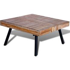 Teak Coffee Tables vidaXL 241706 Coffee Table 80x80cm