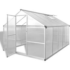 Serres vidaXL Förstärkt Basram 7.55m² Aluminium Polycarbonate