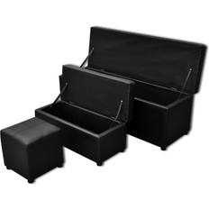 Bancs de Rangement vidaXL 241106 3-pack Storage Bench