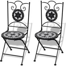 Bleu Chaises de Jardin vidaXL 41533 Chaise de jardin pour repas