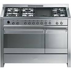 120cm - Grill Spisar Smeg A3-7 Rostfritt stål