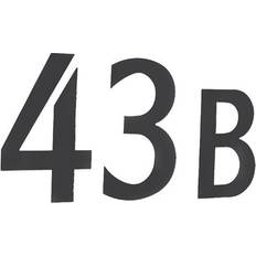 Black Stainless Steel Mailbox Letter B