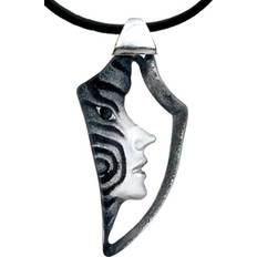 Amazona Necklace - Silver/Black