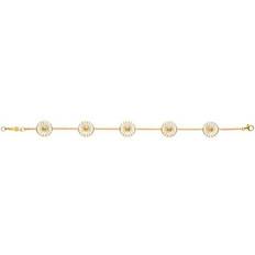 Georg Jensen Armband Georg Jensen Daisy Bracelet - Gold/White