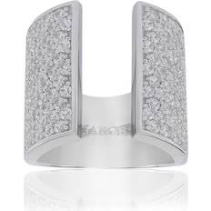 White Rings Sif Jakobs Positano Ring 50 Zirconia - Vit