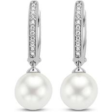 Ti Sento Collection Earrings - Silver/White/Pearl