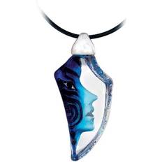 Amazona Necklace - Silver/Blue