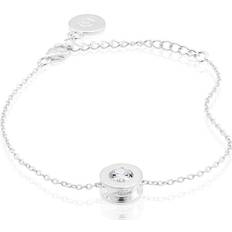 Carolina Bracelet - Silver/White