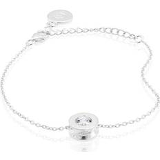 Carolina gynning älskad Gynning Jewelry Carolina Bracelet - Silver/White