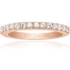 Sif Jakobs Corte Uno Ring - Rose Gold/White