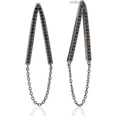 Sif Jakobs Piento - Black Earrings w. Zirconia (SJ-E1009-BK-BK)