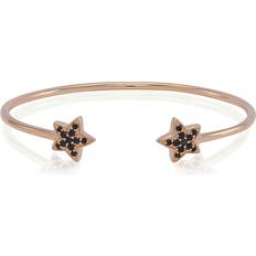 Rose Gold Plated Bracelets Sif Jakobs Atrani - Black Rose Gold Plated Bracelet (SJ-E1777-BK-RG-M)