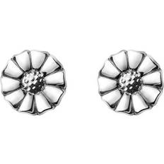 Daisy örhängen georg jensen Georg Jensen Daisy Earrings - Silver/White