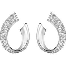 Swarovski Exist Earrings - Silver/White