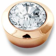 Dyrberg/Kern Strength Toppings - Rose Gold/Transparent