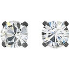 Pilgrim Classic Earrings - Black/Transparent