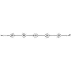 Georg jensen daisy armband Georg Jensen Daisy Bracelet - Silver/White