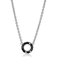 Sif Jakobs Biella Piccolo Necklace - Silver/Black