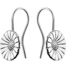 Georg Jensen Daisy Earrings - Silver/White