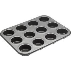 Steel Muffin Trays Masterclass Small Loaves Or Pastries Muffin Tray 36x27 cm