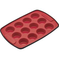 Sheet Pans KitchenCraft Master Class Smart Silicone Muffin Tray