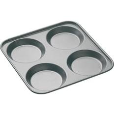 Utensilios de repostería KitchenCraft Master Class Molde Antiadherente Para 4 Yorkshire Pudines Color Gris Lata