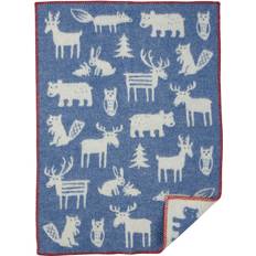 Klippan Yllefabrik Forest Filz Grau, Grün, Blau (90x65cm)