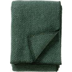 Klippan Yllefabrik Domino Coperta Verde (180x130cm)