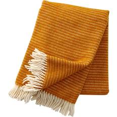 Klippan Yllefabrik Ralph Blankets Yellow (200x130cm)