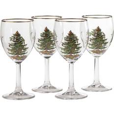 Spode Glas Spode Christmas Tree Vitvinsglas 36cl 4st