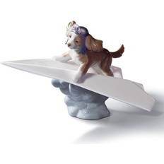 Lladro Lets Fly Away Dog Figurine 19cm