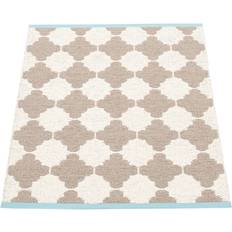 Blanc - À carreaux Tapis Pappelina Marre Beige, Blanc cm