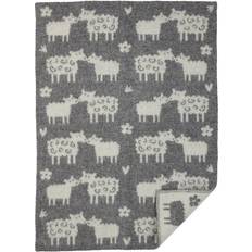 Klippan Yllefabrik Bää Blankets Gray (65x90cm)