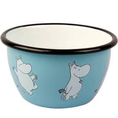 Blauw Serveerschalen Muurla Moomin Retro