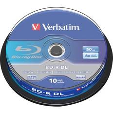 Verbatim 43746, 50 GB, BD-R, Akseli, 10 kpl