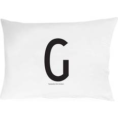 Design Letters G Örngott Vit, Svart (70x50cm)