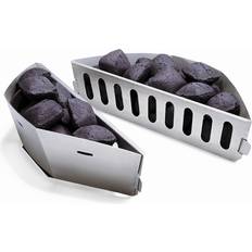 Le-mieux-noté Paniers à briquettes Weber 7403 Accessoire De Charbon Lot de 2 Paniers À Charbon