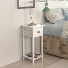 vidaXL With 1 Box Bedside Table