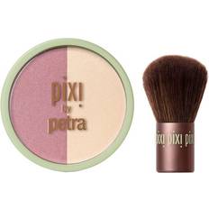 Pixi Makeupredskaber Pixi Beauty Blush Duo + Kabuki Peach Honey