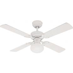 Ventilatori Westinghouse Vegas E27 60 W Finitura Pale In Bianco / Pino Chiaro