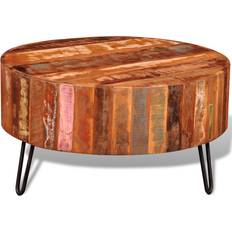 vidaXL Reclaimed Wood Mesa de Centro 70cm