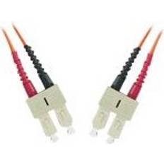 Nätverkskabel 50m MicroConnect Multimode OM1 62.5/125 SC - SC 50m