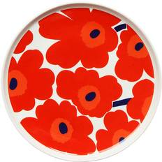 Red - Stoneware Dinner Plates Marimekko Unikko Dinner Plate 25cm