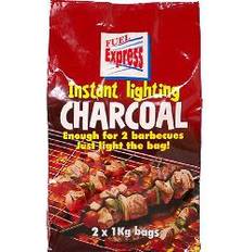 Charcoal Fuel Express Instant-Light Lumpwood Charcoal 2kg