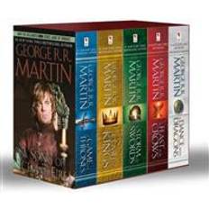 Game of thrones book George R. R. Martin's a Game of Thrones 5-Book Boxed Set (Song of Ice and Fire Series): A Game of Thrones, a Clash of Kings, a Storm of Swords, a Feas (Häftad, 2013)