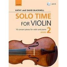 Music Audiobooks Solo Time for Violin Book 2 + CD: 16 concert pieces for violin and piano (Fiddle Time) (Audiobook, CD, 2015)