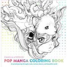 Adult coloring book Pop Manga Adult Coloring Book (Hæftet, 2016)