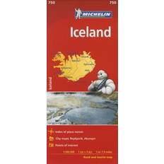 Michelin Iceland Map 750 (Falsad, 2016)