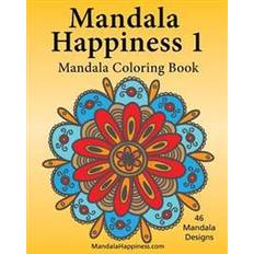 Mandala Happiness 1, Mandala Coloring Book (Hæftet, 2015)