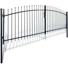 Beste Porter vidaXL Double Door Fence Gate with Spear Top 400x200cm